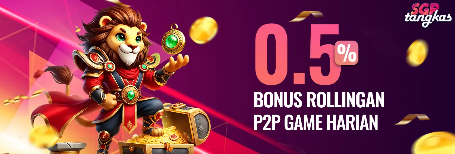 BONUS ROLLINGAN P2PGAME